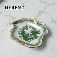 希少 HEREND ヘレンド インドの華 小皿 プレート リーフ 金彩 - メルカリ