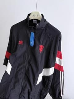 24-25AW/マンチェスター ユナイテッド/ジャケット 24/25 マンチェスター・ユナイテッド ブラック トラックジャケット