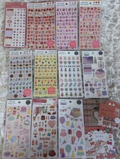 フレークシール エポキシシール かわいいシール まとめ売りのサムネイル