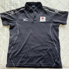 MIZUNO バレーボール日本代表 ポロシャツ ブラック - メルカリ