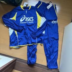 新品限定デッドストック！アシックスサッカーピステ上下セットLL90SJFAジーコ 新品限定デッドストック！アシックスサッカーピステ上下セットLL90SJFA