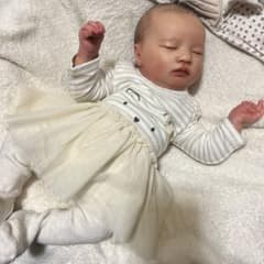 寝んねの赤ちゃん( ᵕᴗᵕ )✩⡱リボーンドールのサムネイル