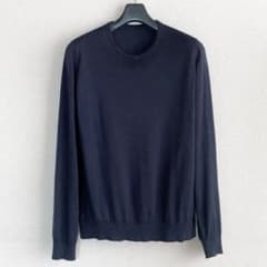 ジョン・スメドレー PONZA 30Gシーアイランドコットン Navy Lサイズ 