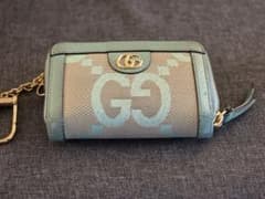 GUCCI ジャンボGG キーポーチ コインケース ミントグリーン - メルカリ