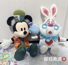 디즈니 이상한 나라의 앨리스 흰 토끼 27주년 미키 인형 세트