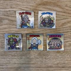 浮世絵ビックリマンシール 5枚 スーパーゼウス　ブラックゼウスのサムネイル