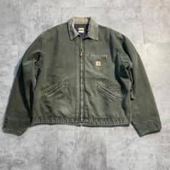 Carhartt 모스 그린 디트로이트 재킷 J97 MOS USA제