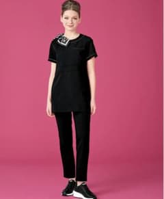 MARY QUANT チュニック 半袖 ブラック 白衣 ナース服 - メルカリ