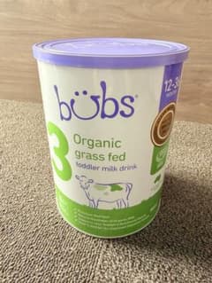 Bubs Organic ステップ3（12カ月-36ヶ月）800g Bubs オーガニック粉ミルク（ステップ3）12〜36ヶ月用 800g - メルカリ