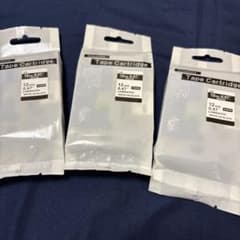 ピータッチ・テープカートリッジ 12mm ホワイト on ブラック 互換品のサムネイル