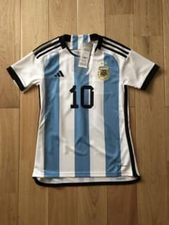 【未使用タグ付き】メッシ　2022年W杯アルゼンチン代表【レディース】 未使用タグ付き】メッシ 2022年W杯アルゼンチン代表【レディース