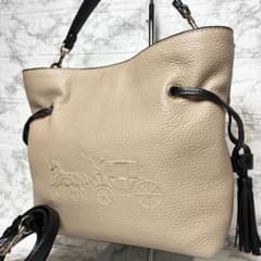 限定 極美品 コーチ 2way アンディ クロスボディ レザー ロゴ ベージュ 限定 極美品 コーチ 2way アンディ クロスボディ レザー ロゴ ベージュ