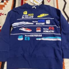 ハングリーハート 新幹線柄トレーナー タグ付き☆新品未使用のサムネイル
