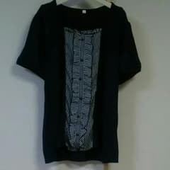 重ね着風 フェミニンTシャツ 4Lのサムネイル