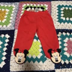 Disney Baby 미니 마우스 바지 레드 0-3M