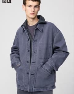 UNIQLO U オーバーサイズカラーデニムジャケット M グレー UNIQLO U オーバーサイズカラーデニムジャケット グレー M - メルカリ