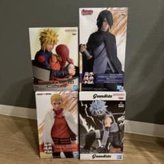 未開封】NARUTO フィギュア 4点セット ナルト サスケ カカシ ミナト