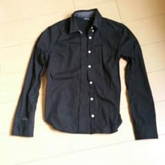 【近日処分】黒シャツ♡Yシャツ♡moussy♡美品のサムネイル
