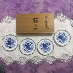 十四代 辻常陸製 辻製 染付鳳凰文銘々皿 小皿 4枚 - メルカリ