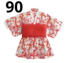 浴衣　浴衣ドレス　ベビー　女の子　90のサムネイル