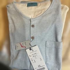 新品 MIERU AVANT-GARDE ヘンリーネック Tシャツ Mのサムネイル