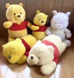 新品 くまのプーさん ぬいぐるみ 5個セット