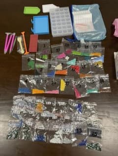ダイヤモンドアートの残り丸型ですのサムネイル