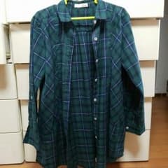 緑　チェックシャツのサムネイル