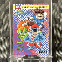 당시물 희소 스트리트 파이터Ⅱ 터보 카드다스 반다이 1992
