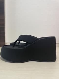 ZARA ネオプレン ウェッジソール サンダル　37 (23.5〜24.0CM)のサムネイル