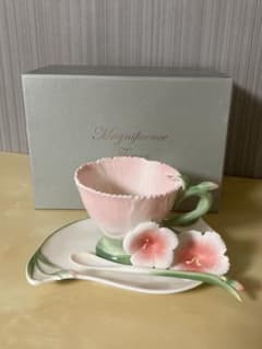 陶翔舞千　華麗なる花コレクション　ナデシコのカップ&スプーンセットのサムネイル