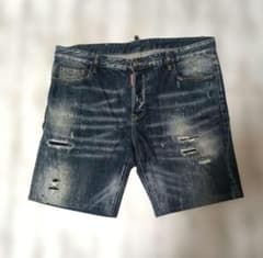 DSQUARED2 デニム ダメージ加工 ショートパンツ イタリア製 38 - メルカリ