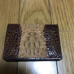 クロコの名刺入れですのサムネイル