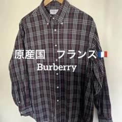 Burberry バーバリー　白タグ90s 原産国　フランスのサムネイル