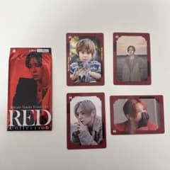 山田涼介 RED Collection ビジュアルカード 4枚セットのサムネイル