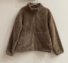 無印　ファーフリースジャケット ジップアップ　130cmのサムネイル