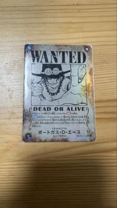 ワンピースカード　ポートガス・D・エース 手配書　パラレルのサムネイル