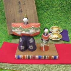 こ*こ様 最終値下げ！雛人形　木彫り雛と、貝合わせ こ*こ様 最終値下げ！雛人形 木彫り雛と、貝合わせ - メルカリ
