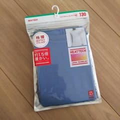 新品！ユニクロヒートテック極暖130ブルーのサムネイル