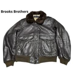 Brooks Brothers  G-1 A-2 レザー フライトジャケット Brooks Brothers G-1 A-2 レザー フライトジャケット - メルカリ