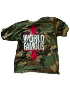 Supreme World Famous カモフラ Tシャツ M - メルカリ