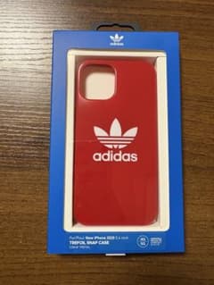 【新品未使用】adidas iPhone12 mini ケース 赤のサムネイル