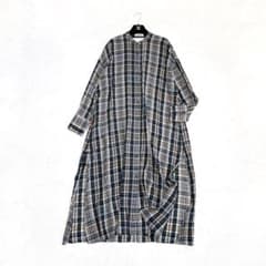 Leilian レリアン 総柄 ボウタイ付き ブラウス 長袖 7号 ベージュ 