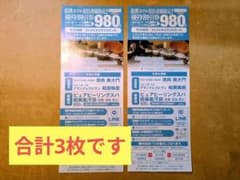 最大3660円お得！南大門　宇都宮　優待割引券 3枚セット - 2
