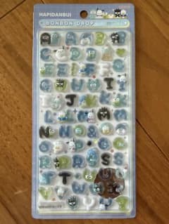 はぴだんぶいアルファベットボンボンドロップシールのサムネイル