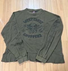 west coast choppers サーマル スカル クロス カーキのサムネイル