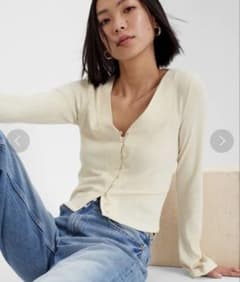 GAP リブカーディガン　Mのサムネイル