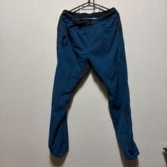 and wander アンドワンダー パンツ ブルー　3