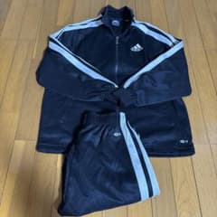 adidas ブラック ジャージ 上下セット Sのサムネイル