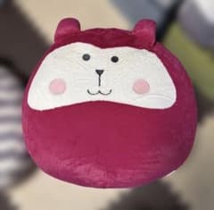 超特大⭐︎クラフトホリック　ラブ　だるまクッション ボルドーカラーのサムネイル